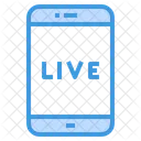 Notícias ao vivo no celular  Ícone