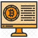 Bitcoin on-line  Ícone