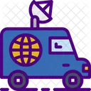 Van De Noticias Veiculo De Noticias Van Reporter Ícone