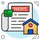 Noticias De Propriedade Jornal Noticias Imobiliarias Ícone