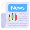 Noticias Bursatiles Periodicos Noticias Del Mercado Icono