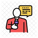 Reporter Noticias Cor Ícone
