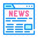 Noticias Web Sitio Icono