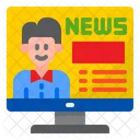 Noticias En Linea Reportero De Noticias Noticias Icono