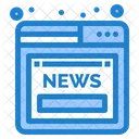 Noticias En Linea Sitio Web De Noticias Web De Noticias Icono