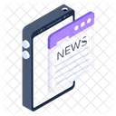 Noticias Moviles Noticias En Linea Aplicacion De Noticias Icono