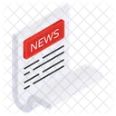 Noticias Periodico Medios Impresos Icono