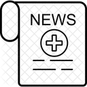 Noticias Medicas Artigo Jornal Ícone