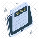 Noticias Para Celular Jornal Boletim Informativo Ícone