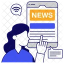 Noticias Moveis Noticias Eletronicas Noticias On Line Ícone