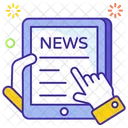 Noticias Moveis Periodicos Revistas Ícone