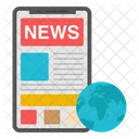 Noticias Moviles Aplicacion De Noticias Noticias Electronicas Icono