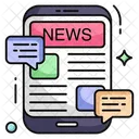 Noticias Moviles Noticias En Linea Noticias Electronicas Icono