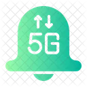 5 G Notificacao Alerta Ícone