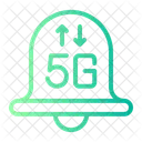 5 G Notificacao Alerta Ícone