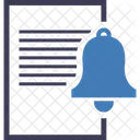 Notificacao De Arquivo Dados Documentos Ícone