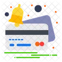 Notificação de cartão de crédito  Ícone