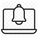 Notificação de laptop  Ícone