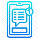 Notificacao De Mensagem Smartphone Mensagem Ícone