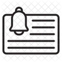 Notificação de notícias  Ícone