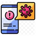 Pandemia Notificacao Ícone