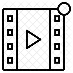 Notificação de vídeo  Ícone