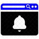 Navegador Notificacao Sino Ícone