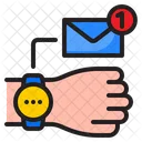 Notificacao Por Email Notificacao Por Email No Smartwatch Notificacao Ícone