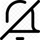 Interfaz Alerta Campana De Alarma Desactivada Desactivar Notificacion Silenciosa Desactivar Silenciar Campana De Alarma Alerta Icono