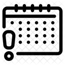 Calendario Notificacion Fecha Icono