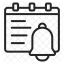 Notificación de calendario  Icono