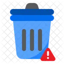 Notificacion De Alerta Notificacion De Basura Papelera Icono