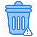 Notificacion De Alerta Notificacion De Basura Papelera Icono