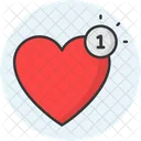 Notificacion Del Corazon Icono