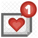 Notificación del corazón  Icono