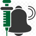 Notificación de vacuna  Icono