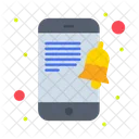 Notificacion Movil Alerta Movil Timbre Movil Icono