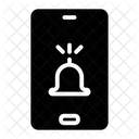 Teléfono inteligente de notificación  Icono