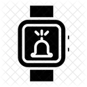 Reloj inteligente de notificación  Icono