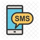 SMS Notificacion Dispositivo Icono