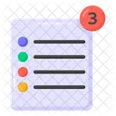 Notificaciones De Lista De Tareas Pendientes Notificaciones De Lista De Verificacion Notificaciones De Lista Icono