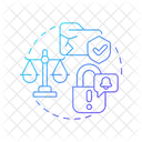 Ley de notificaciones de violación de datos  Icono