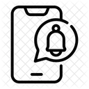 Notificacoes Sino Smartphone Ícone