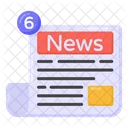 Boletim Informativo Jornal Notificacoes De Noticias Icon