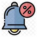 Notification Bell Discount Icon
