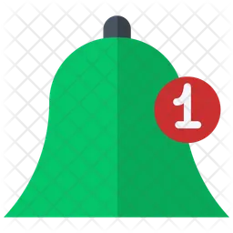 Notification Alerts Flat Icon  Icon