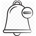 Alert Cross On Bell Bell Icon