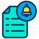Notification Document  Icon
