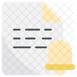Notification File  Icon
