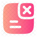 Notification Lines Remove Icon